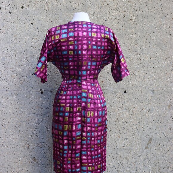 1950s purple dress and matching jacket - Picture 11 of 13